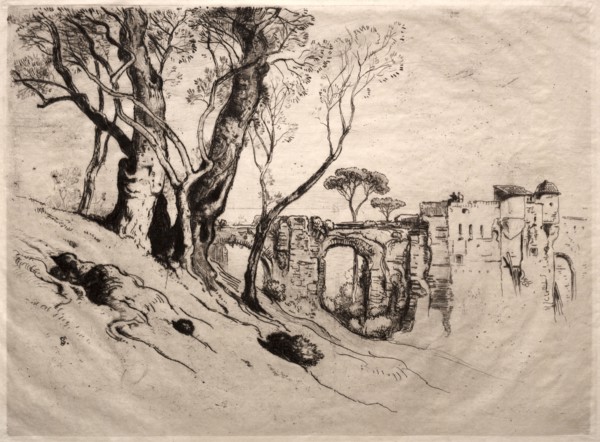 The Olive Trees of the Riviera, 1884. Samuel Colman (American, 1832-1920). Etching; sheet: 35.7 x