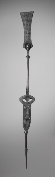 Staff of Office, early-mid 1800s. Central Africa, Democratic Republic of the Congo, Luba,