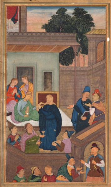 Jesus Raises Jairus's Daughter from the Dead, from a Mirror of Holiness (Mir’at al-quds) of Father