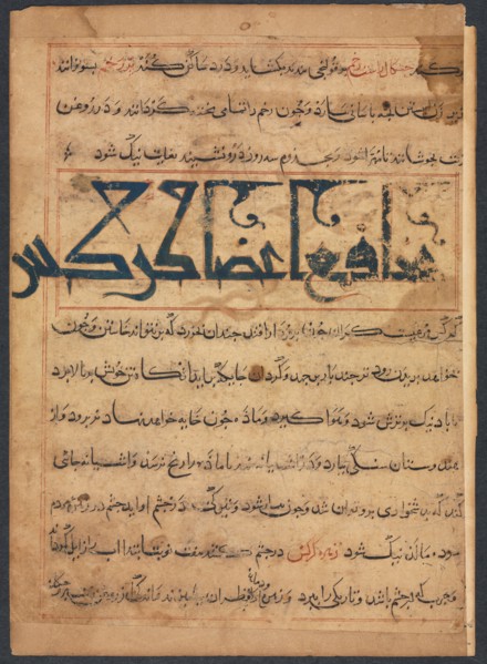 "Benefits of the Parts of Vultures" (From the Manafi' al-Haywan of Abu Sai'd Ubayd-Allay Ibn