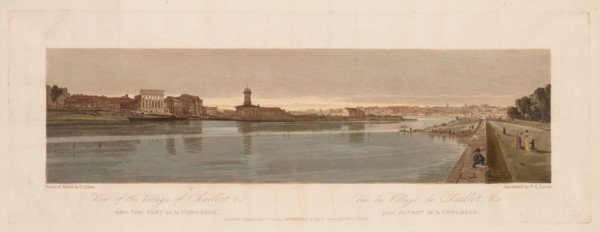 A Selection of Twenty of the Most Picturesque Views in Paris: View of the Village of Chaillot, &c
