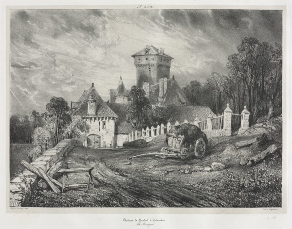 Plate 202 from Voyages Pittoresques...Auvergne vol. II: Picturesque and Romantic Journeys in Old