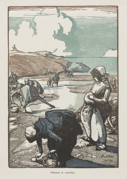 published L'Art et Décoration, January 1904: Les Pêcheuses de Pignons, Saint-Jean-de-Mont, 1903 .