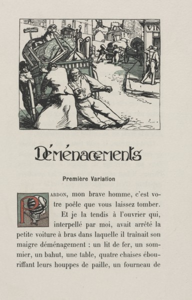 Landscapes and Street Corners: Moving , 1900. Auguste Louis Lepère (French, 1849-1918). Color