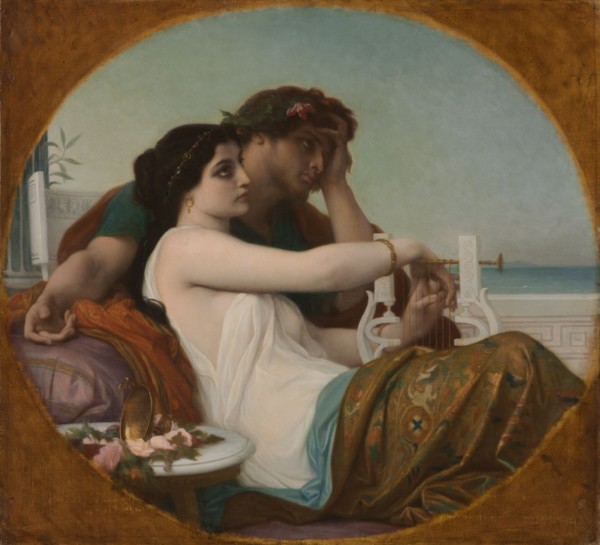 Algae and Boniface, c. 1857. Alexandre Cabanel (French, 1823-1889). Oil on canvas; unframed: 62.2 x