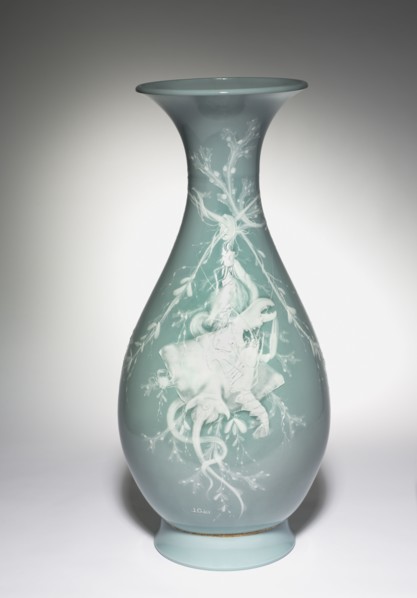 Vase Bertin, c. 1855. Jules-Constant Peyre (French, 1811-), Léopold Jules Gély (French), Sèvres