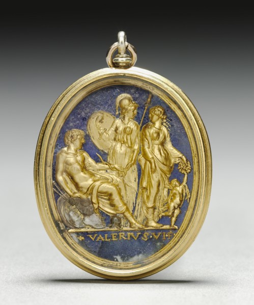 Mars, Minerva, Venus, and Cupid, early 1500s. Valerio Belli (Italian, c. 1468-1546). Rock crystal