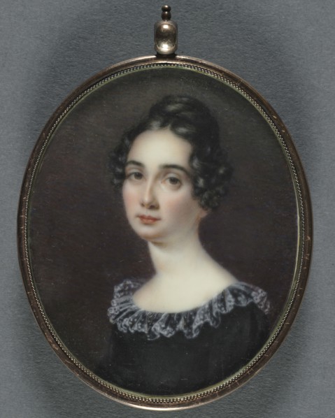 Portrait of a Woman, 1820. Anna Claypoole Peale (American, 1791-1878). Watercolor on ivory on a