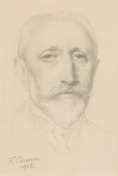Self-Portrait, 1912. Fernand Cormon (French, 1845-1924). Graphite; sheet: 11.6 x 8 cm (4 9/16 x 3