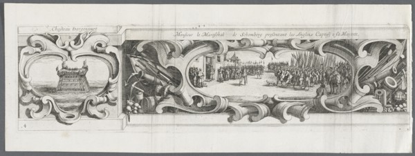 The Siege of La Rochelle: Plate 14, 1628-1630. Israël Henriet (French, c. 1590-1661), or Abraham