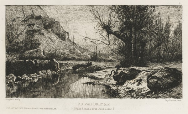 At Valromay (Ain) , 1868. Adolphe Appian (French, 1818-1898), Cadart et Luce, Editeurs, rue Nve.