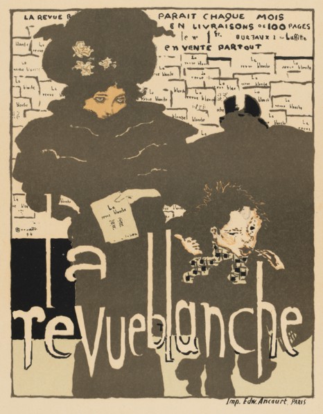 Masters of the Poster: Pl. 38, La Revue Blanche, 1894. Pierre Bonnard (French, 1867-1947), Ancourt,