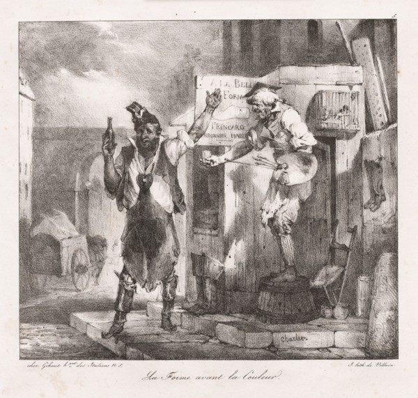 Lithographic Sketches by Charlet: Form before Color, 1823. Nicolas Toussaint Charlet (French,