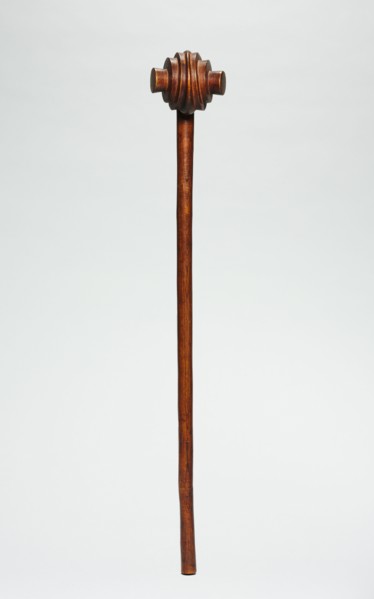 Club ("Knobkerrie"), 1800s-1900s. Southern Africa, Swaziland, Swazi people, 19th or 20th century.