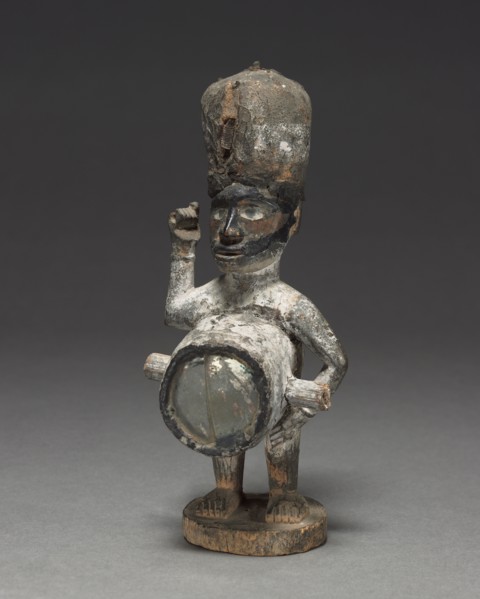 Figurine, late 1800s-early 1900s. Central Africa, Republic of the Congo, Kongo people. Wood and