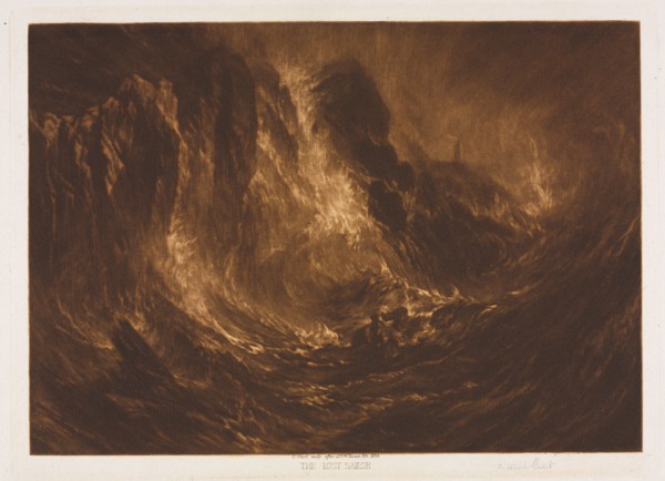 The Lost Sailor, 1896. Frank Short (British, 1857-1945), after Joseph Mallord William Turner