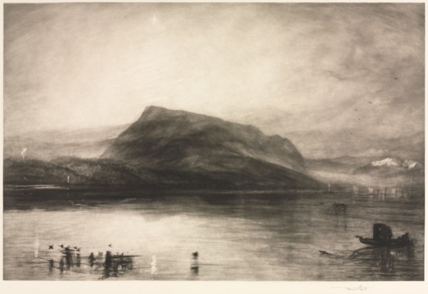 Mt. Rigi at Dawn, 1910. Frank Short (British, 1857-1945), after Joseph Mallord William Turner