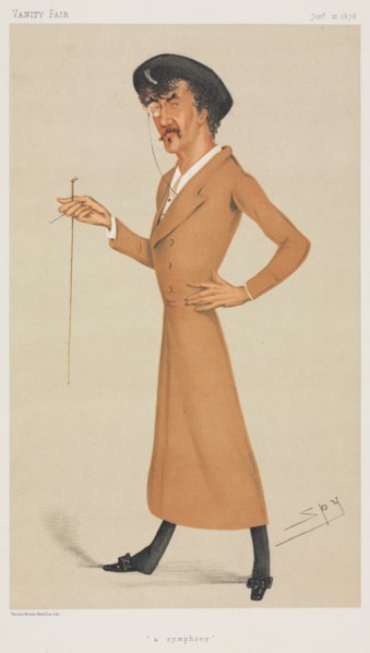 Vanity Fair January 12, 1878: Vanity Fair: A Symphony, 1878. Leslie Matthew (Spy) Ward (British,