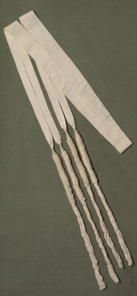Band, 1100-1532. Peru, Chimú or Chimú-Inka, 12th-16th century. White cotton; plain weave; overall: