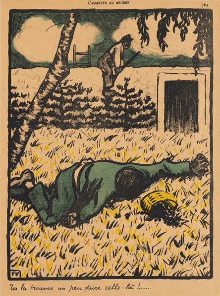 L'Assiete au Beurre: Crimes and Punishments VII, 764: You'll find that's rather a hard one !, 1901.