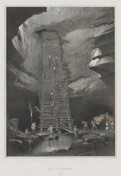 Views of Ancient Monuments in Central America, Chiapas and Yucatan, Pl. 20: Well of Bolonchen, 1844