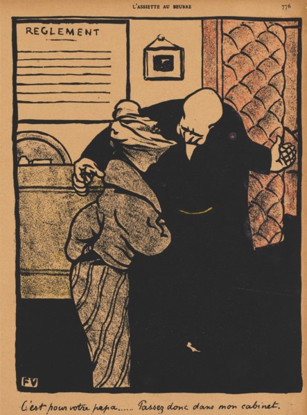 L'Assiete au Beurre: Crimes and Punishments XIX, 776: It's about your father , 1872. Félix