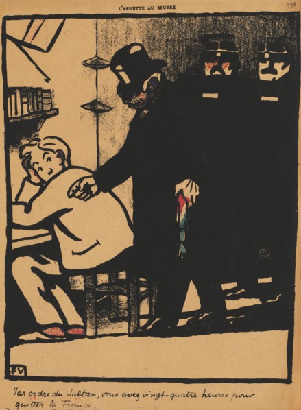 L'Assiete au Beurre: Crimes and Punishments XXI, 778: By order of the Sultan , 1869. Félix