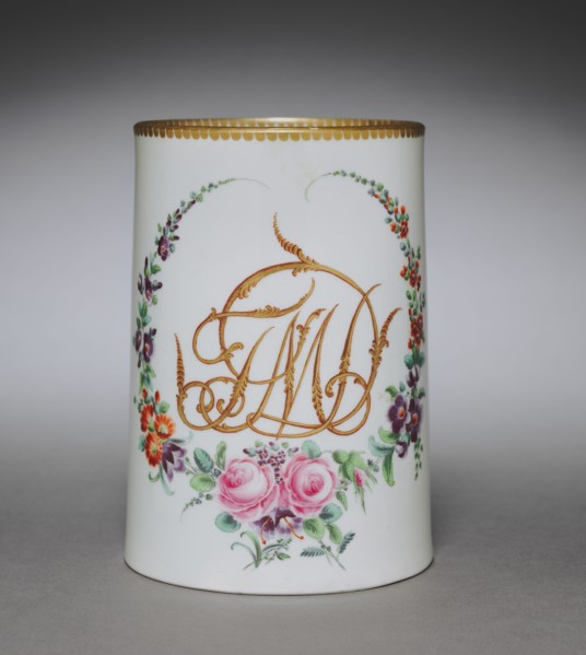 Cann, c. 1770. England, 18th century. Ceramic; overall: 13.4 x 9.4 x 12.7 cm (5 1/4 x 3 11/16 x 5