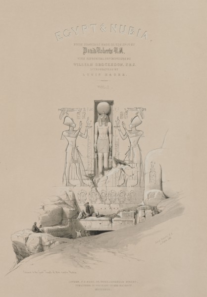 Egypt and Nubia, Volume I: Frontispiece, 1846. Louis Haghe (British, 1806-1885), F.G.Moon, 20