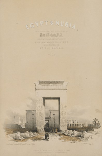 Egypt and Nubia: Frontispiece Volume V, 1849. Louis Haghe (British, 1806-1885), F.G.Moon, 20
