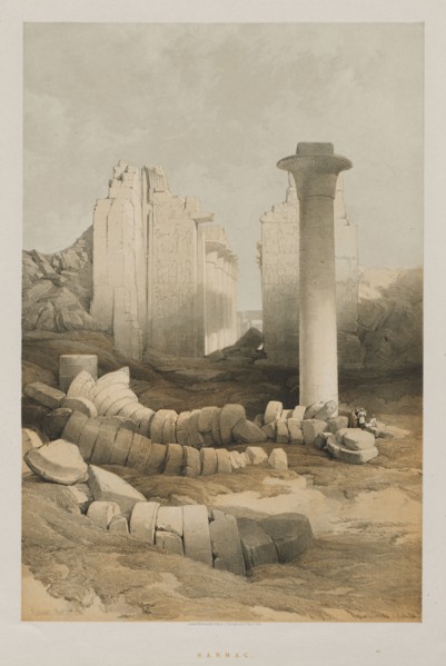 Egypt and Nubia, Volume II: Karnak, 1848. Louis Haghe (British, 1806-1885), F.G.Moon, 20