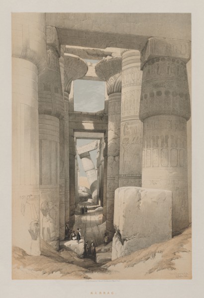 Egypt and Nubia, Volume II: Karnak, 1847. Louis Haghe (British, 1806-1885), F.G.Moon, 20