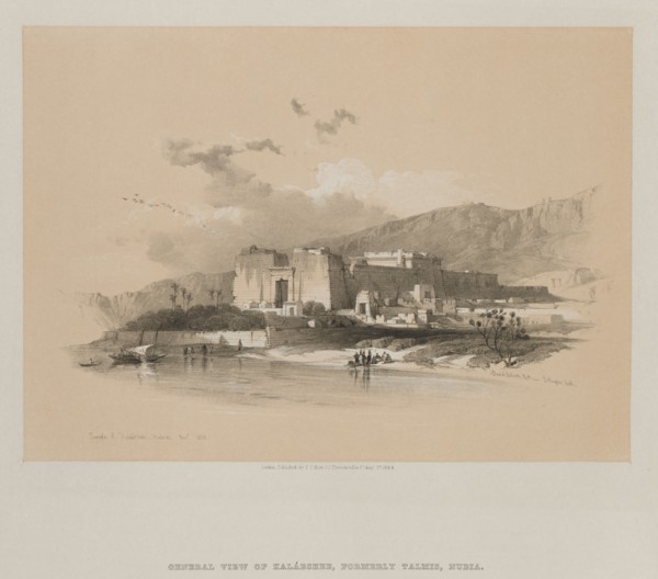 Egypt and Nubia, Volume II: Temple of Kababshe, Nubia, 1848. Louis Haghe (British, 1806-1885),