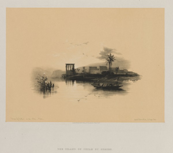 Egypt and Nubia, Volume II: Island of Philae, on the Nile, Nubia, 1847. Louis Haghe (British,