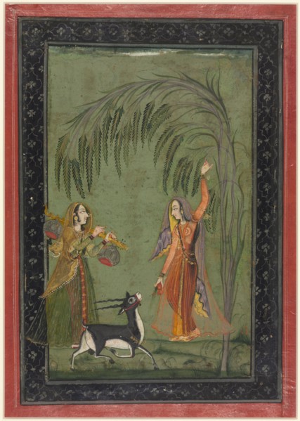 Todi Ragini, from a Ragamala Series, c. 1750-1775. Northwestern India, Rajasthan, Bundi or Uniara,