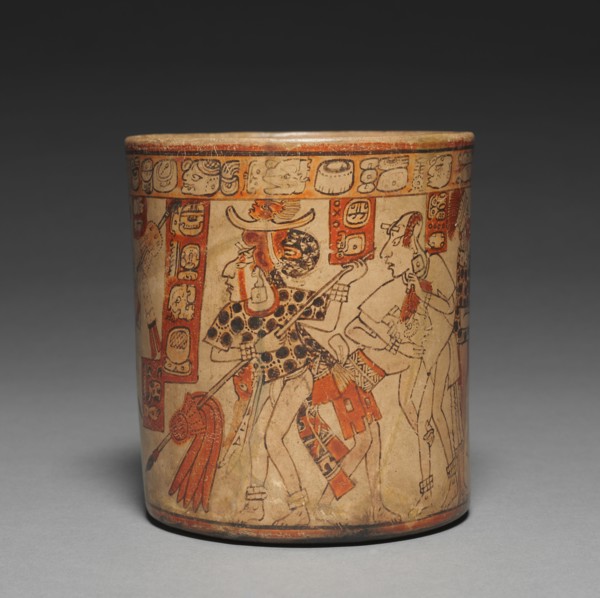 Vessel with Battle Scene, 600-900 . Mesoamerica, Maya, Nebaj region, Late Classic Period, 7th-10th