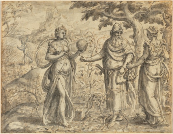 The Seed Received Among the Thorns, from the Parable of the Sower, c. 1573. Gerard van Groeningen