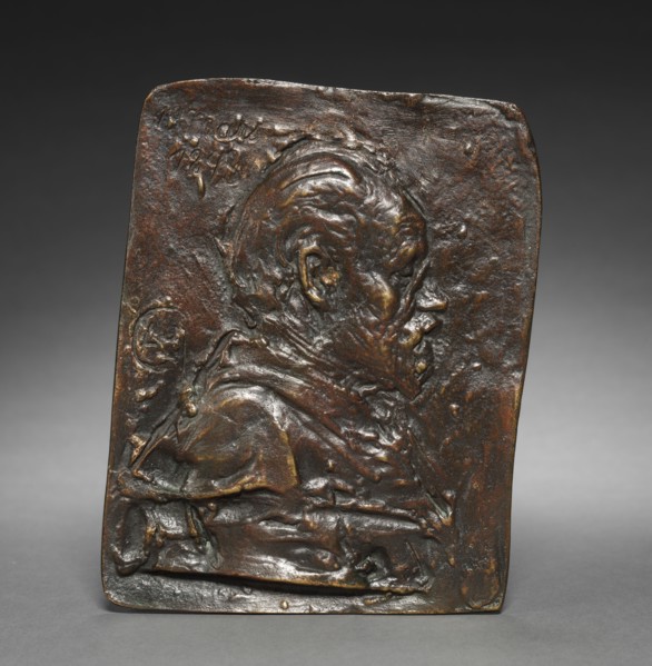 Zola, 1898. Alexandre-Louis-Marie Charpentier (French, 1856-1909). Bronze; overall: 17.5 x 13.5 x 8