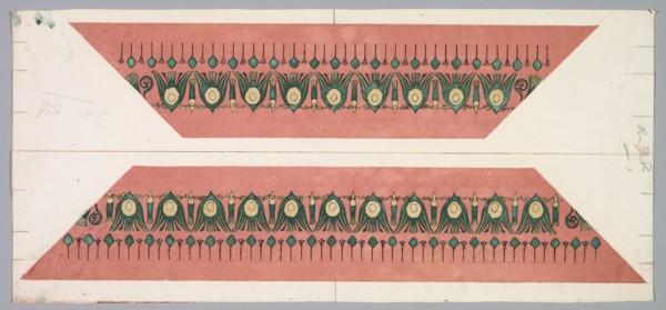 Embers Glow: Lotus Pattern Frame, 1890-1897. Theodore Roussel (French, 1847-1926). Color etching