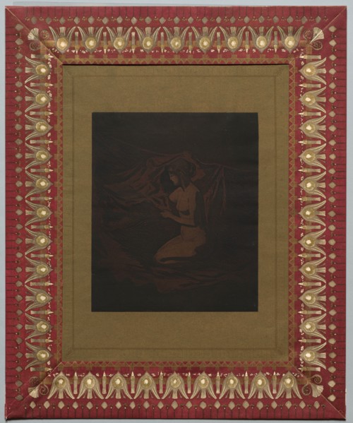 Embers Glow, 1890-1897. Theodore Roussel (French, 1847-1926). Color etching and aquatint mounted on