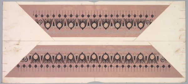Embers Glow: Lotus Pattern Frame, 1890-1897. Theodore Roussel (French, 1847-1926). Color etching