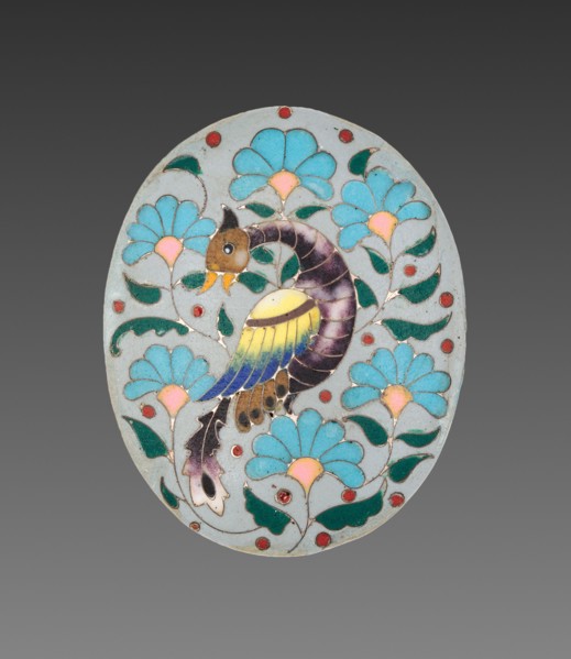 Set of Four Locket Panels, 1800s. Alexis Falize (French, 1811-1898), Antoine Tard (French, active
