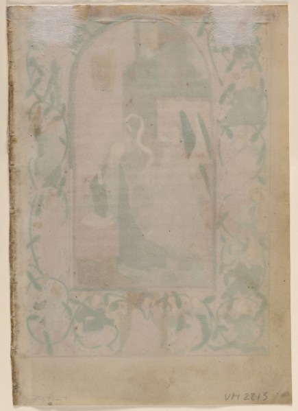 Leaf from a Book of Hours: Blank (verso), 1470s. Flanders, Ghent (?), 15th century. Ink, tempera