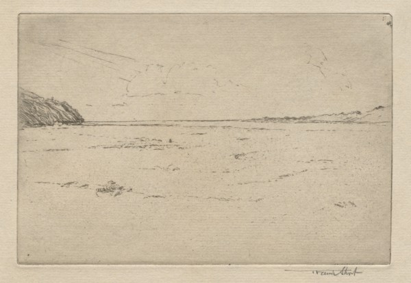 Gathering the Flock on Maxwellbank, No. 2, 1892. Frank Short (British, 1857-1945). Etching; sheet: