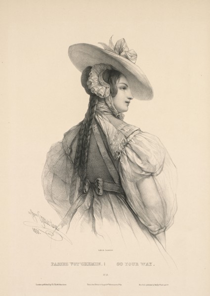 Go Your Way (Passez Vot'Chemin), 1833. Henri Grevedon (French, 1776-1860), Rittner & Goupil, Paris.