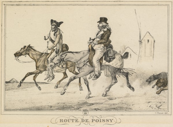 Route de Poissy, Route de St. Cloud, Route de Poste, Route du Marche: Scenes of Daily Life, Roads