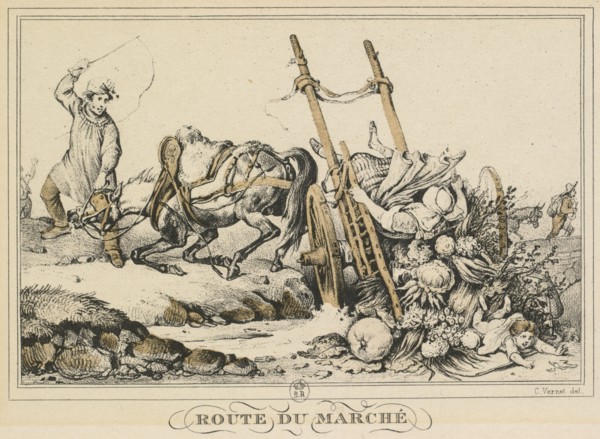 Scenes of Daily Life, Roads and Paths: Road to Market (Scènes de la vie quotidienne, Routes et