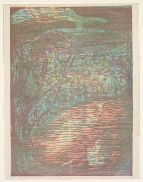 published in Le Centure by Jacques Emil Blanche, Henri Heran and Paul Ranson: Frightened Nymph