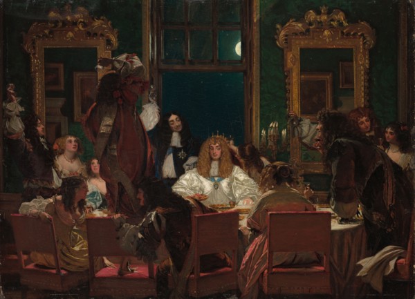 The Life of Buckingham, c. 1855. Augustus Leopold Egg (British, 1816-c. 1863). Oil on board ;