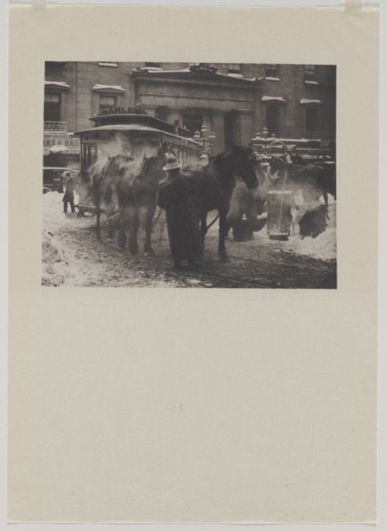 The Terminal, 1893 (printed 1911). Alfred Stieglitz (American, 1864-1946). Photogravure from the